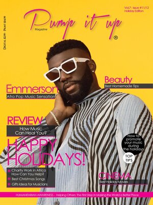 cover image of Pump it up Magazine--Emmerson Afro-Pop Multiple Award Winning Singer From Sierra Leone